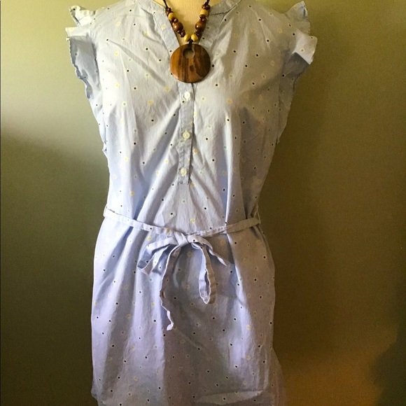 Old Navy floral/pin-striped dress - Picture 2 of 11